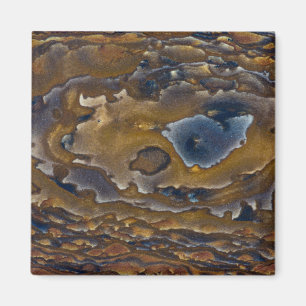 Aimant Motif Tourbillonnant Sur Dalle De Jasper