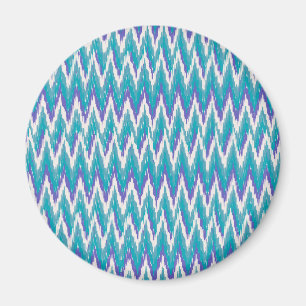 Aimant motif turquoise et Amethyst iKat ZigZag
