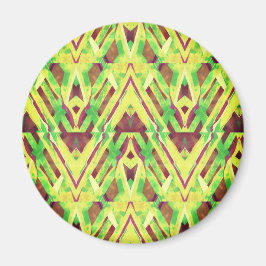 Aimant Motif vert et marron