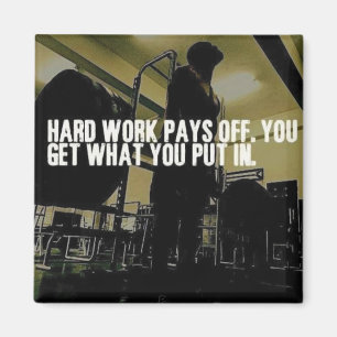 Aimant Motivation de l'entraînement - Le travail dur coût