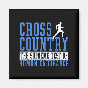 Aimant Motivation pour la course cross-country