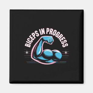 Aimant Motivational Funny Gym Humour Biceps Gains Biceps 