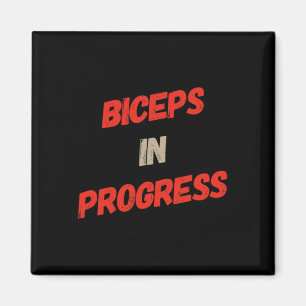 Aimant Motivational Funny Gym Humour Biceps Gains Biceps
