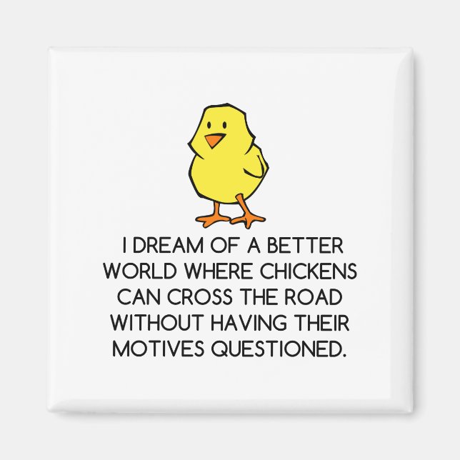 AIMANT MOTIVATIONS DE POULET (Devant)