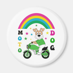 Aimant Moto Dog