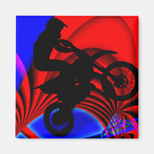 Aimant Motocrossing allant dérangé