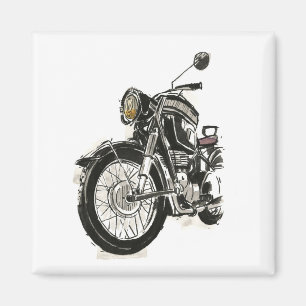 Aimant Motos en encre IV