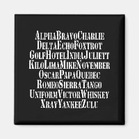 MOTS ALPHABET PHONÉTIQUE / CODE