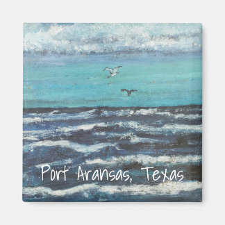 Aimant Mouettes à l'aimant du coucher du soleil