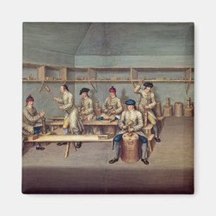 Aimant Moulage des granules de poudre