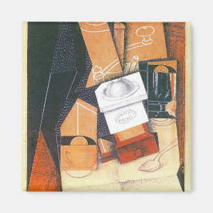 Aimant Moulin à café de Juan Gris, Art cubiste vintage