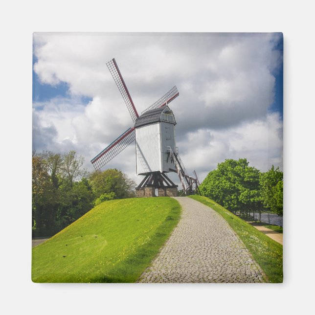 Aimant moulin à vent Bruges (Devant)