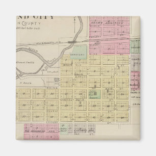Aimant Mound City, Blue Mound et Arrington, Kansas