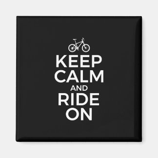 Aimant Mountain Biking, Mountain Biker, Keep Calm And Rid