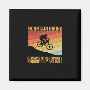 Aimant mountain biking mountain mountainbike