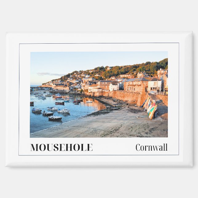 Aimant Mousehole, Cornouailles, Angleterre (Recto)