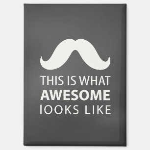 Aimant Moustache Incroyable