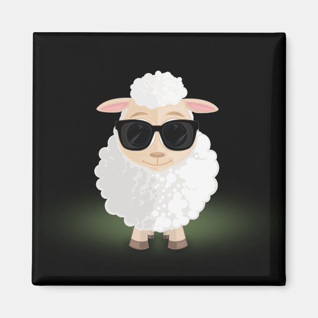 Aimant Mouton cool (Devant)