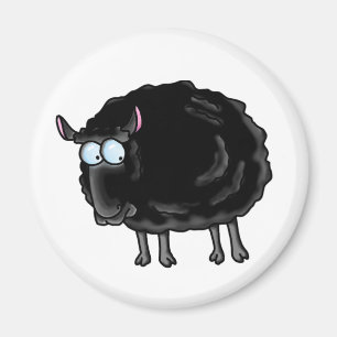 Aimant mouton noir