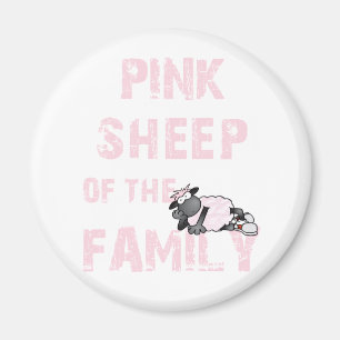 Aimant Mouton rose