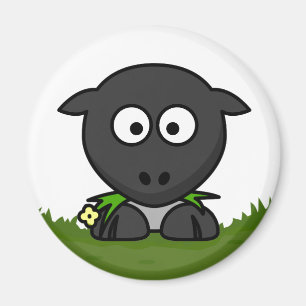Aimant Moutons ronds