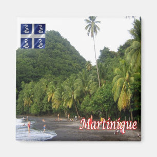 Aimant MQ - Martinique - Anse Céron - La plage de sable n