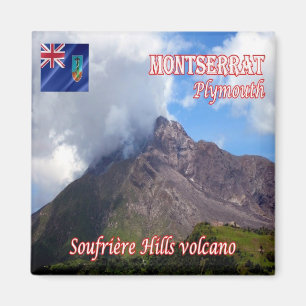 Aimant MS - Montserrat - Volcan Plymouth-Soufriere Hills