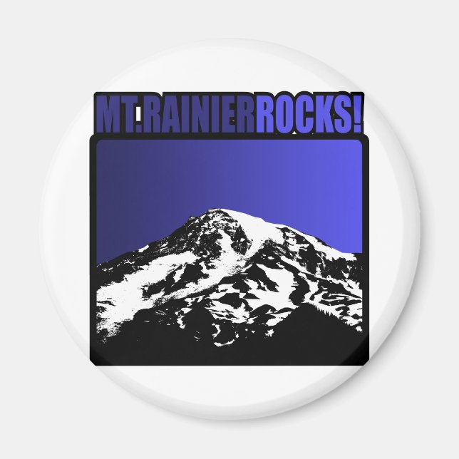 Aimant Mt. Rainier Rocks ! (Devant)