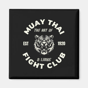 Aimant Muay Thai Mma Combat Tatouage Tigre Art Des 8 Memb