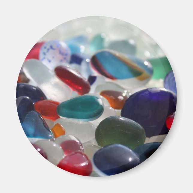 Aimant Multi de verre de mer (Devant)