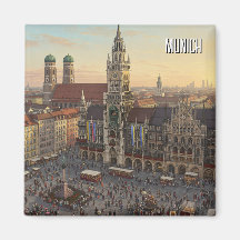 Munich Marienplatz Allemagne Voyage