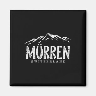 Aimant Murren Suisse Montagnes Skieur Suisse Ski
