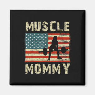 Aimant Muscle maman femme Bodybuilding Bodybuilder Peser