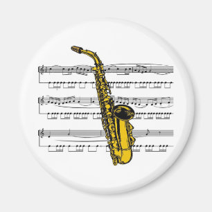 Aimant Musical 13 B de saxophone