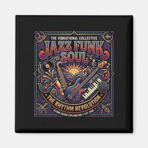 Aimant Musique d'âme funk jazz vibe rétro rythme révoluti