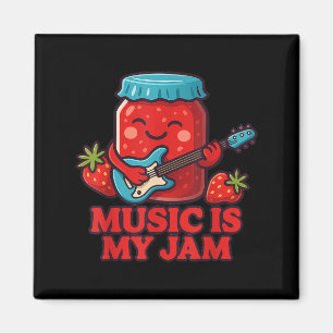 Aimant Musique Est Ma Jam Cute Retro Musique Enseignant A