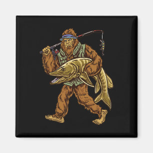 Aimant Muskie Fishing Bigfoot Musky Hunter Pêcheurs 1