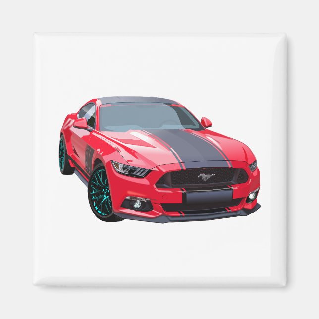 Aimant Mustang (Devant)