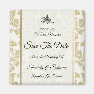 Aimant Musulman    GoldEnregistrer l'invitation Date Magn