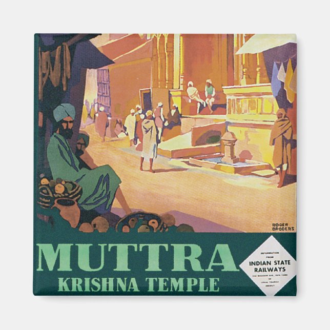 Aimant Muttra ~ Temple de Krishna (Devant)