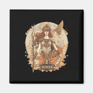Aimant Mythologie Grecque_ Athéna, Déesse De La Sagesse E