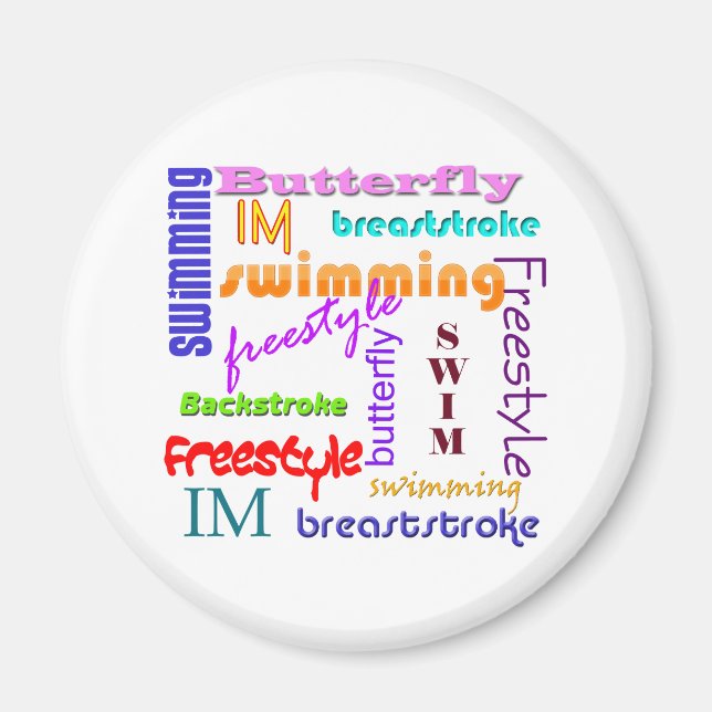 Aimant Nage Partout (Devant)