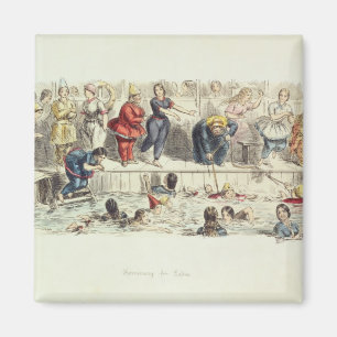 Aimant Nageant pour des dames, 1844 (litho)