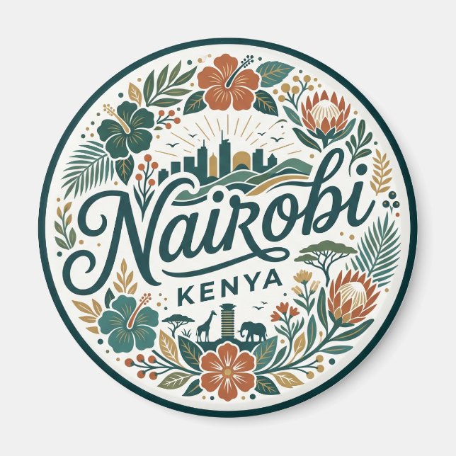 Aimant Nairobi Kenya (Devant)