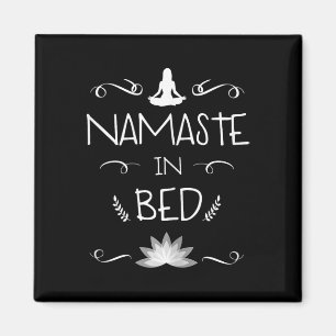 Aimant Namaste Au Lit Drôle Relaxation Yoga Méditation Ch