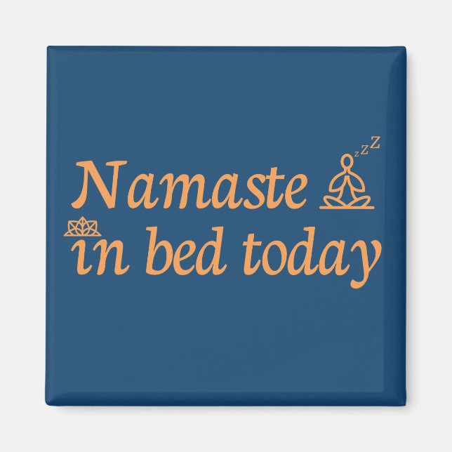 Aimant Namaste in Bed (Devant)