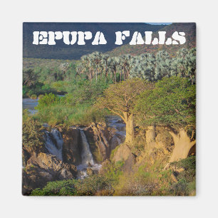 Aimant Namibie Kunene River Epupa Falls Paysage Baobabs