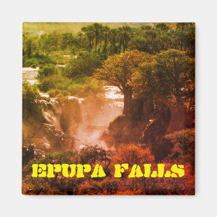 Aimant Namibie Kunene River Epupa Falls Paysage Baobabs