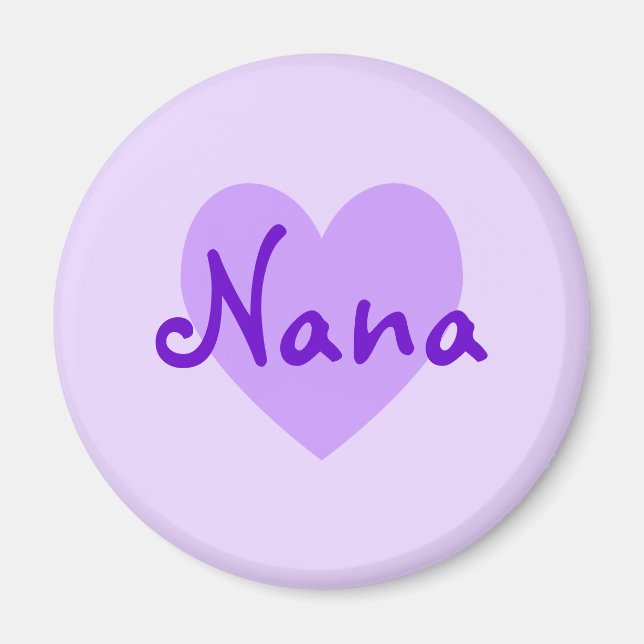 Aimant Nana en violet (Devant)