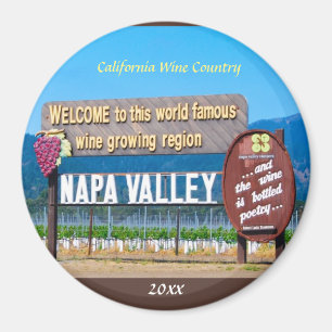 Aimant Napa Valley California Winnies